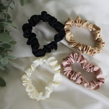 Load image into Gallery viewer, Love Attack - Mini Satin Sleep Scrunchies (4 Pack)