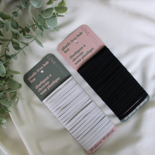 Load image into Gallery viewer, Love Attack - Organic Plastic Free Biodegradable Hair Ties - 20 Pack: Black