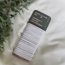 Load image into Gallery viewer, Love Attack - Organic Plastic Free Biodegradable Hair Ties - 20 Pack: White