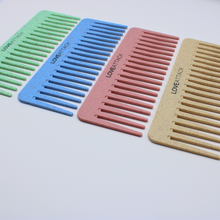 Load image into Gallery viewer, Love Attack - Wheat Straw Wide Tooth Wet/Dry Detangling Hair Comb - Pink