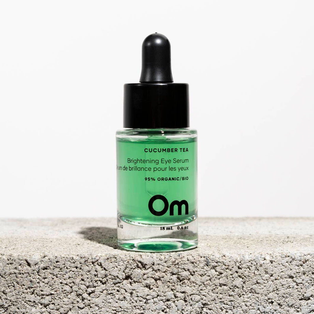 Om Organics Skincare - Cucumber Tea Brightening Eye Serum: Full Size - 18 ml