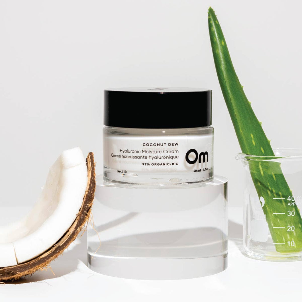 Om Organics Skincare - Coconut Dew Hyaluronic Moisture Cream: Full Size - 50 ml