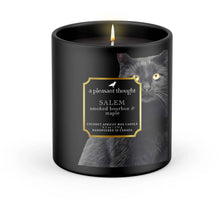 Load image into Gallery viewer, A Pleasant Thought - SALEM | SMOKED BOURBON &amp; MAPLE | RAVEN CANDLE: Wood
