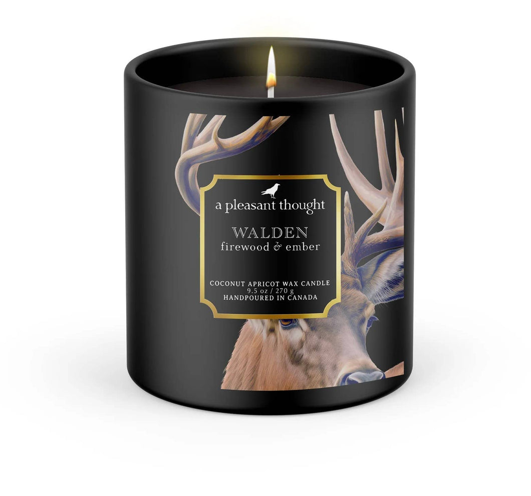 A Pleasant Thought - WALDEN | FIREWOOD & EMBER | RAVEN CANDLE: Wood