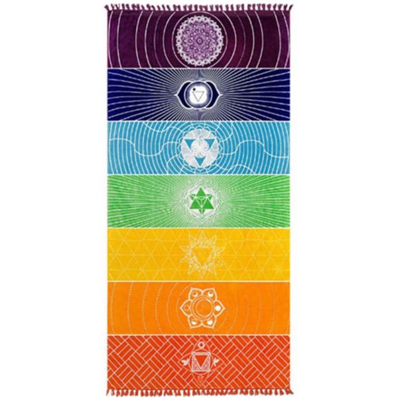 Chakra Meditation Tapestry