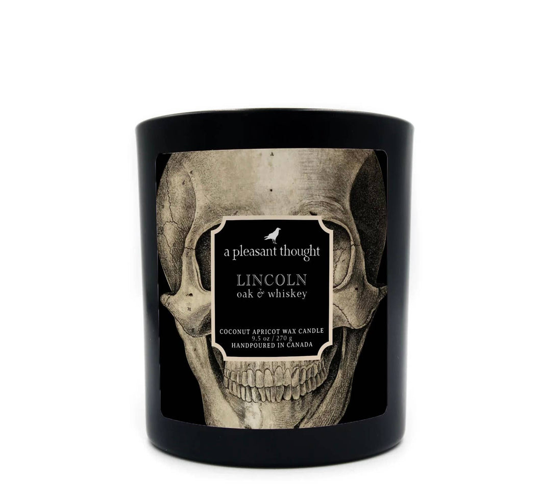 A Pleasant Thought - LINCOLN | OAK & WHISKEY | RAVEN CANDLE